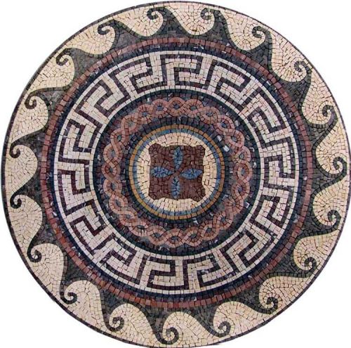 Multi design mosaic medallion for sale