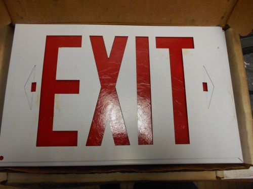 NEW TELEDYNE BIG BEAM EXIT SIGN SINGLE FACED 199-5015