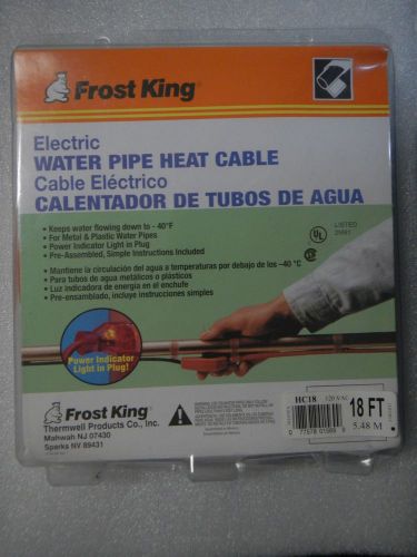 Frost king 18 feet - cold weather pipe heating cable, hc18 for sale