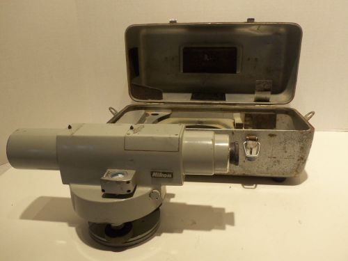 Vintage Nikon Survey Auto Level AE 32x Automatic 360 Degrees 40mm Objective Case