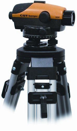 Cst/berger 55-plvp26d pal 26x automatic optical level package -tripod, rod, case for sale