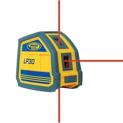 Spectra precision lp30 laser level 3 beam point generator wcarrying case trimble for sale