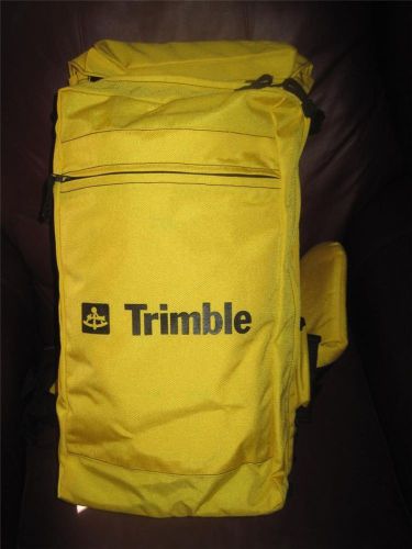 New no Tags Tall Yellow TRIMBLE BACKPACK     20&#034; Tall x 12&#034; wide