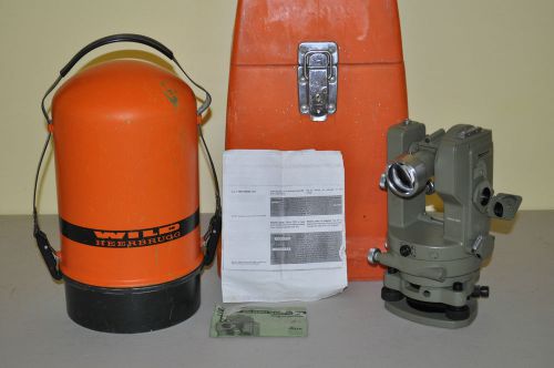 Wild heerbrugg t16 direct scale reading theodolite - erect - degrees for sale