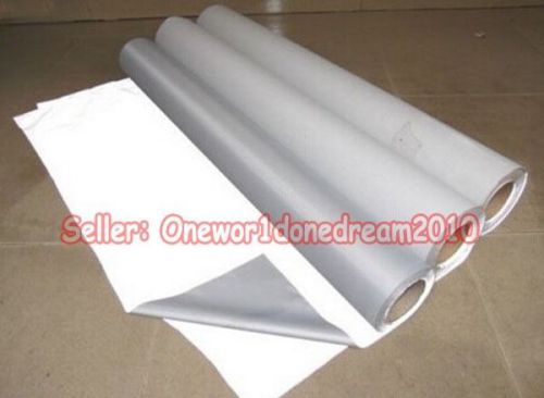 Silver reflective fabric sew on material 20&#034;x39&#034; 1/2mx1m complies to ansi en471 for sale