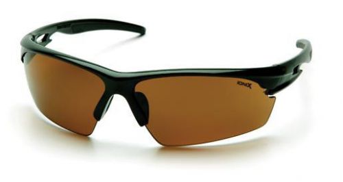 Pyramex Ionix Sports IO Bronze Sunglasses Polycarbonate Lens UV Safety Eyewear