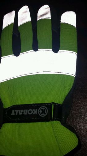 Kobalt Large Men&#039;s Synthetic Leather Work Gloves
