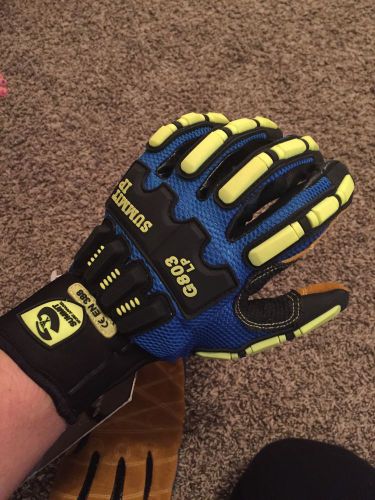 Summit g803 leather palm impact glove. oilfield. construction. for sale