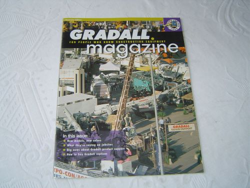 Gradall magazine brochure XL series equipment
