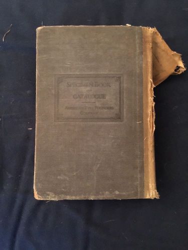 1923 Specimen Book &amp; Catalogue American Type Founders Co Rare