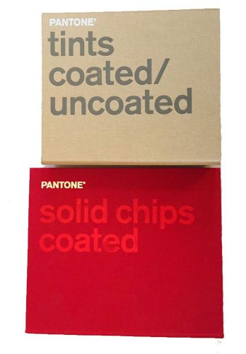 Pantone Color Book Solid Coated Chips AND tints Coated / Uncoated BOOKS EXC