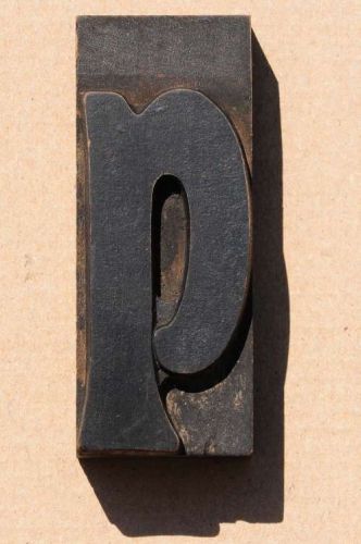 Letter: q  ART NOUVEAU letterpress wood block printing type wooden font alphabet