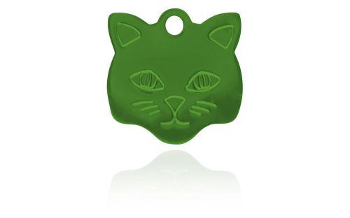 10 Kitty Pet Tags Blank.  Anodized aluminum. Ready to personalize.