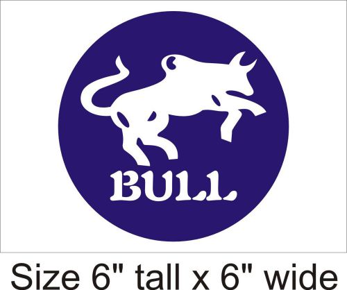 Bull Silhouette Funny Car Vinyl Sticker Decal Truck Bumper Laptop Removable-1020