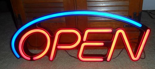 10x24 LED Neon Light Constant &amp; Flash OPEN SIGN Store Restaurant Window Display