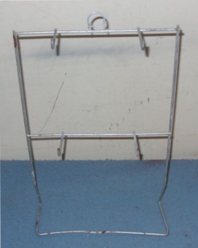 Vintage Small. Counter Wire Display Rack  with 4 Short Display Hooks