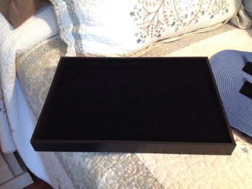 BLACK VELVET RING DISPLAY TRAYS