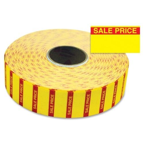 Monarch Sale Price Labels - 0.78&#034;W x 0.44&#034;L - Rectangle - Bright Yellow
