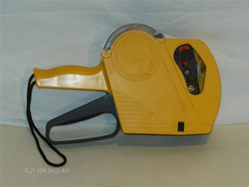 YELLOW RETAIL STORE PRICE PRICING GUN FOR STICKER TAG ONE LINE LABELER LABEL