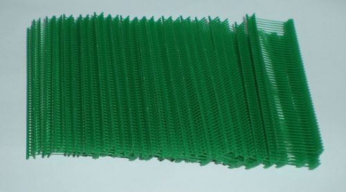 1000 Green 1&#034; CLOTHING GARMENT PRICE LABEL TAGGING  TAGGER GUN BARBS FASTERNERS