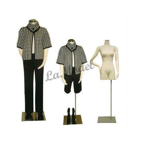 Female Body Dress Form with Flexible Arms, Mannequins Body Form Size: M