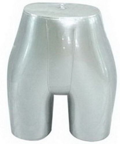 Inflatable Torso Waist 2806 Easy Carry Mannequin Silver Color