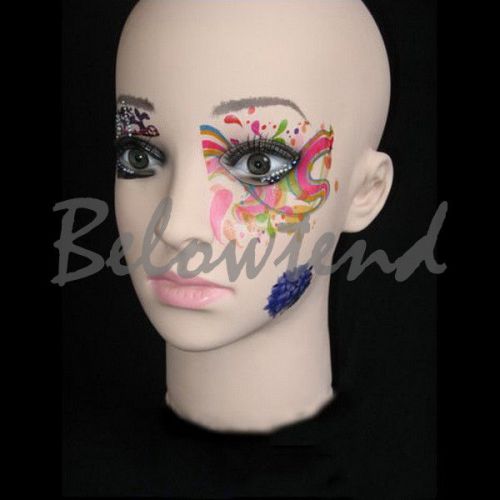 Training Head Mannequin Soft Make Up Eye Lashes Practice Eyelash Extensions G