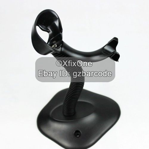 Gooseneck stand holder for motorola symbol ls2208 ls2208ap barcode scanner black for sale