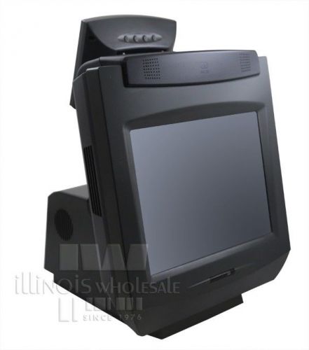 Ncr realpos 7402-1140 terminal, 12&#034; touchscreen, w/ 5982 rear customer display for sale