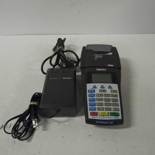 Dassault Thales Talento 2U Credit Card Machine Card Swiper w/ Ac adapter
