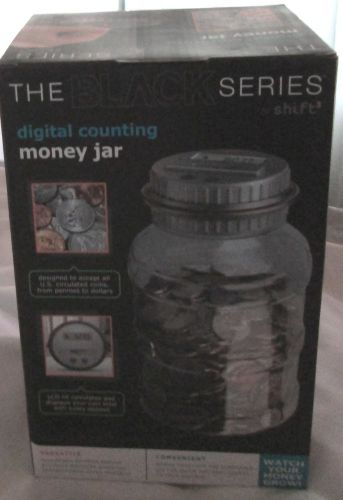 Bank digital counting money jar The Black Series
