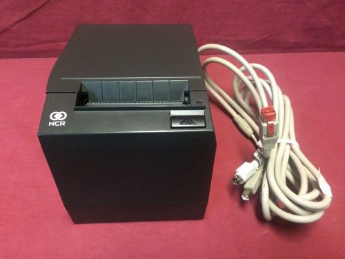 NCR 7197-2005 USB/RS232 Rev.A Thermal Receipt Printer w/Power Adapter &amp; I/FCable