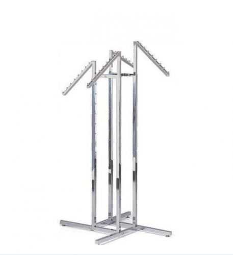 Clothing racks, adjustable height, 4 waterfall, retail, commercial 13047 for sale