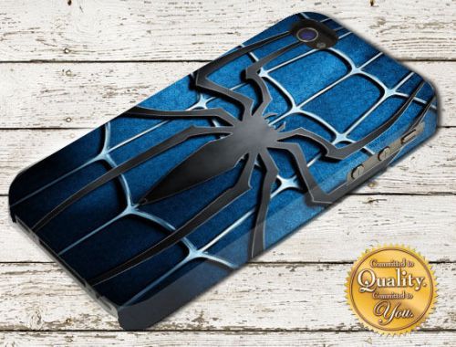 The Amazing Spiderman Blue Logo iPhone 4/5/6 Samsung Galaxy A106 Case