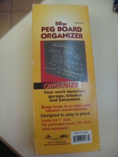 50 piece peg board organizer new in box for sale