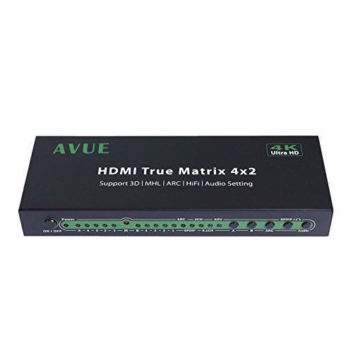 AVUE HDMI-M424K HDMI MATRIX 4X2 SUPPORTS 3D 4K