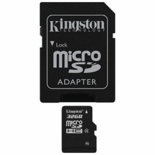 Kingston Class4 32Gb Micro SDHC Card W/ Adapter