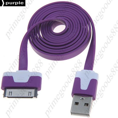 1M USB Connector to Dock Charger Data Cable Charging 3 Free Shipping Purple