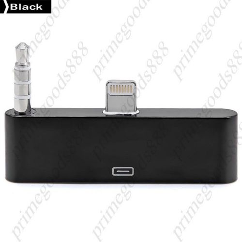 8 pin to 30 pin audio adapter converter 4.7&#034; data sync dock charger 30pin black for sale