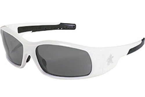 **$10.50 EYE PROTECTION**SWAGGER SAFETY GLASSES WHITE FRAME/GRAY LENS**FREE SHIP