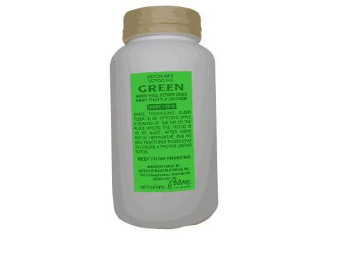 Ketchum tattoo ink green 18 oz identification clean livestock pets pigs for sale