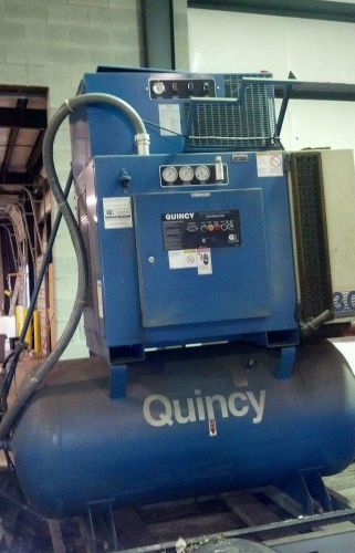 Used 30hp quincy air compressor for sale