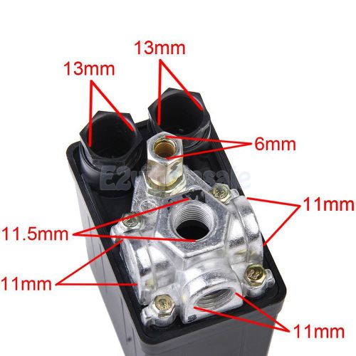 Black air compressor pressure switch control valve 240v 175psi 12 bar 16a for sale