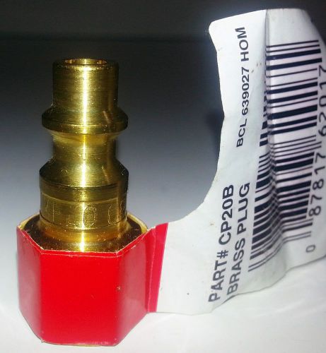 Amflo BRASS Quick Connect Female 1/4 inch  Plug Pneumatic Air Tool Fitting NEW