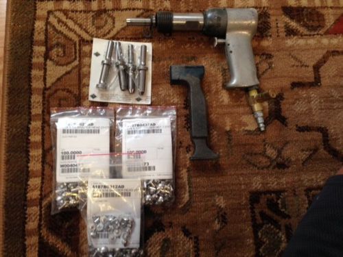 Acat rivet gun 3x, bucking bar, 300 jay-cee rivets, +attachments for sale