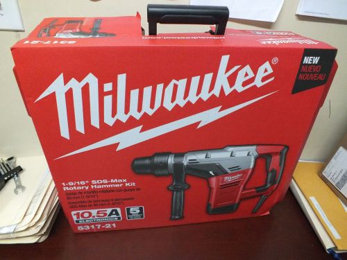 Milwaukee 5317-21 1-9/16-in SDS-Max Hammer with Case NEW FREE SHIPPING