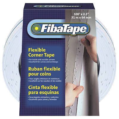 Fibatape 2-1/2x100&#039; White Flexible Polymer Corner Tape
