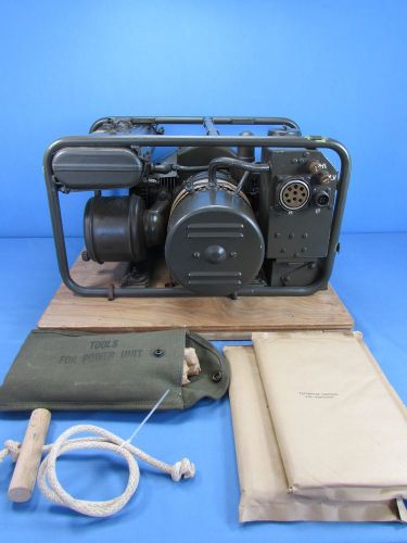 1950&#039;s kohler us army signal corps generator + nos spare parts/tools-military for sale