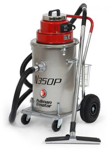 Ermator w350p heavy duty dust collector wet dry vac slurry cleanup w/pump for sale