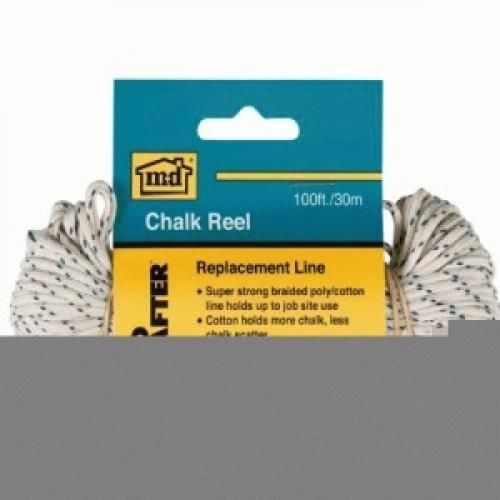 Topmost md building products 100 ft. chalk reel replacement line-00687 for sale